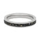 Meteorite and Yellow Gold in Black Stardust 3mm Titanium Comfort-Fit Wedding Band