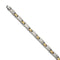 Men's Polished Grey Titanium 6mm Yellow IP-Plated Link Bracelet, 8.5"