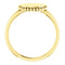 Engrave-able Beaded Signet Ring, 14k Yellow Gold