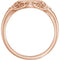 Satin-Brushed Oval Signet Ring, 14k Rose Gold