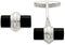 Sterling Silver Onyx Cuff Links