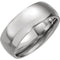 Highly Polished Domed 6mm Stainless Steel Comfort-Fit Band