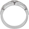 Men's Black and White Diamond Regal Design Sterling Silver Band (1/2 Cttw)