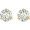 Charles & Colvard Forever One Moissanite Earrings, 14k Yellow Gold 5MM