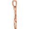 Petite Freeform Pendant, 14k Rose Gold