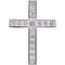 Diamond Cross 14k White Gold Pendant