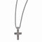 Edward Mirell Titanium Cross Pendant Necklace, 20"