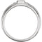 Men's Square-Cut Diamond Ring, Rhodium-Plated 14k White Gold (.33 Ctw, G-H Color, I1 Clarity) Size 13