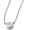 Diamond Solitaire 14k White Gold Pendant Necklace, 18" (.25 Cttw)