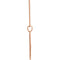 46-Stone Diamond Angel Wing Necklace in 14k Rose Gold, 16-18" (1/5 Ctw, Color G-H, Clarity I1)