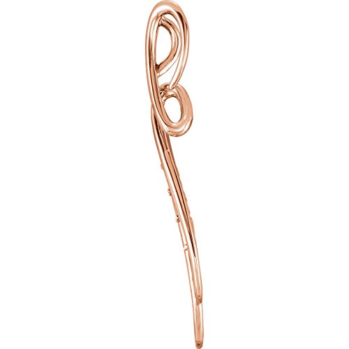 3-Stone Diamond Pendant , 14k Rose Gold (0.33 Ctw, G-H Color, I1 Clarity)