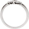 Sterling Silver Chastity Ring, Size 4