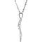 Musical Notes Heart 'A Fine Tuned' Pendant Necklace, Rhodium Plate Sterling Silver, 18"