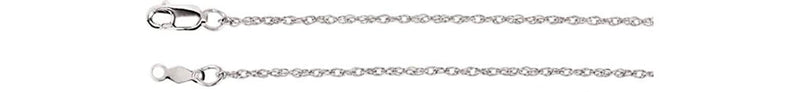 Diamond Initial "R" Necklace, Sterling Silver 18" (0.1 Ctw, Color GH, Clarity I1)