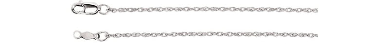 Diamond Initial "U" Necklace, Sterling Silver, 18" (.08 Ctw, Color G-H, Clarity I1 )