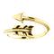 Bypass Arrow Ring, 14k Yellow Gold