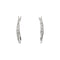 Diamond Hoop Earrings, 14k White Gold (1/10 Ctw, Color G-H, Clarity I1)