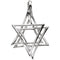 Star of David Sterling Silver Pendant (Made in Holy Land)