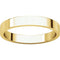 10k Yellow Gold 3mm Slim-Profile Flat Band