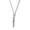 Diamond Initial 'F' Rhodium Plate 14K White Gold (1/6 Cttw, GH Color, l1 Clarity), 16.25"