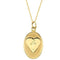 Loss of a Father 14k Yellow Gold Pendant Necklace, 18" (21X15.20 MM)