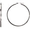 Tube Hoop Earrings, 14k White Gold (13mm)