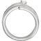 Platinum Diamond Spiral Wrap Ring (.1 Ctw, GH Color, SI2-SI3 Clarity) Size 6.25
