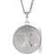 Diamond Letter 'X' Initial Sterling Silver Pendant Necklace, 18" (.005 Ct, GH Color, I2 Clarity)