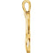 Petite Freeform Pendant, 14k Yellow Gold