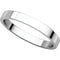 14k White Gold Slim-Profile Flat 2.5mm Band, Size 9.5