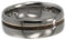 Bocote Wood, 14K Yellow Gold 8mm Comfort Fit Titanium Wedding Band