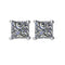 2 Ct 14k White Gold Princess Cut Diamond Stud Earrings (2.00 Cttw, GH Color, SI2-SI3 Clarity)