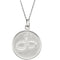 Loss of a Spouse 14k White Gold Pendant Necklace, 18" (20X20 MM)