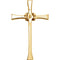 Sapphire Western Cross 14k Yellow Gold Pendant