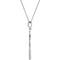 14k White Gold .59 Cttw. Diamond Necklace, 18"