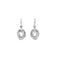 Charles & Colvard Forever Classic Moissanite Hoop Earrings, 14k White Gold