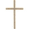 Diamond Latin Cross Pendant, 14k Rose Gold (.75 Ctw, H+ Color, I1 Clarity)