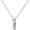 The Men's Jewelry Store (for HER) Diamond 'XO' Sterling Silver Pendant Necklace,18" (.03 Cttw)