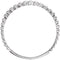 Beaded 1.7mm Stacking Ring, Rhodium-Plated 14k White Gold