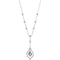 14k White Gold .83 Cttw. Diamond Necklace