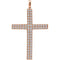 Diamond Western Cross Pendant, 14k Rose Gold (1 Ctw, H+ Color, I1 Clarity)