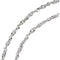 1.75 mm 14k White Gold Sparkling Singapore Chain, 16"