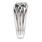 Diamond Two-Stone Bypass Ring, Rhodium-Plated 14k White Gold, Size 7 (.2 Ctw, G-H Color, I1 Clarity)