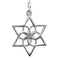 Star of David Sterling Silver Pendant (Made in Holy Land)