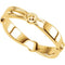 Reverse Tapered Stacking 3.5mm 14k Yellow Gold Ring, Size 8