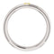 Men's Rhodium-Plated 14k White Gold Diamond and 14k Yellow Gold 6mm Milgrain Band (.05 Ctw, Color G-H, SI2-SI3 Clarity) Size 10.75