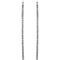 Diamond Vertical Bar Earrings, Rhodium-Plated 14k White Gold (1/4 Ctw, Color H+, Clarity I1)