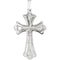 Diamond Micro Pavé Budded Cross Pendant (GH Color, I1 Clarity, 1/2 Cttw)