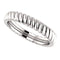 Platinum 3.75mm Comfort-Fit Rope Pattern Band, Size 10.5