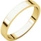 14k Yellow Gold Slim-Profile Flat 3mm Band